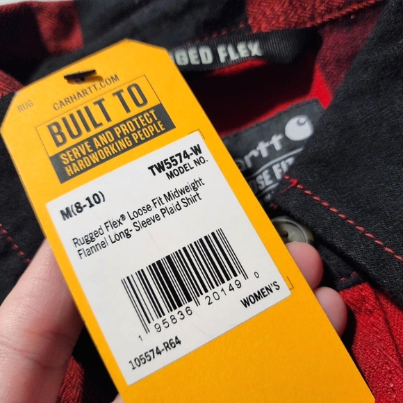 Carhartt Rugged Flex Loose Fit Plaid Shirt - Picture 10 of 10